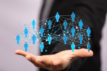 conference Digital Network and data concept 3d