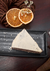 pot of tea wit cake and coffee