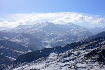 Azerbaijan. Guba region. Caucasian ridge.