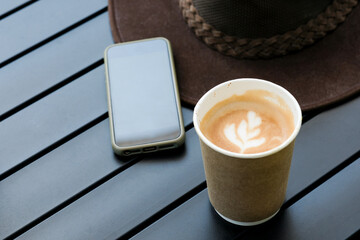 For social distancing, take-away coffee trading is gaining in popularity in the time of the coronavirus outbreak.