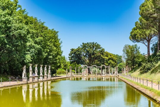 Villa Adriana (Hadrian's Villa) in Tivoli, Italy, a UNESCO World Heritage Site.
