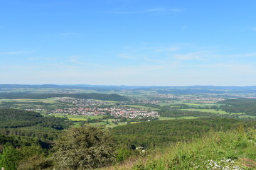 Fototapeta na wymiar Berglandschaft in Hessen