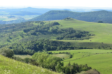 Berglandschaft in Hessen