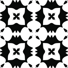 Black and white texture. seamless geometric pattern.