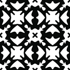 Black and white texture. seamless geometric pattern.