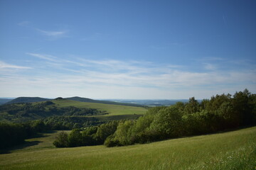 Berglandschaft in Hessen