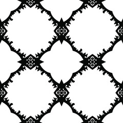  Black and white texture. seamless geometric pattern.
