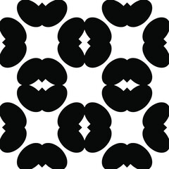  Black and white texture. seamless geometric pattern.
