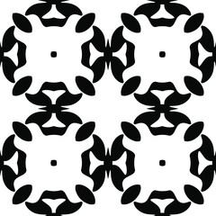  Black and white texture. seamless geometric pattern.

