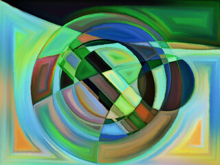 Obraz premium Fragmented Way