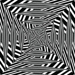  Black and white mandala. seamless geometric pattern.