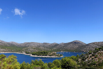 Fototapeta premium Picturesque bay on island Lastovo, Croatia.
