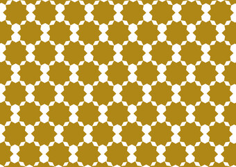 Arabic patern is a combination of dark brown and light brown