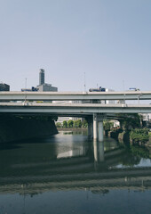 Highway in the neighborhood of the Imperial Palace in Tokyo, Japan