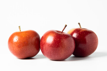 sweet apples with bright coloring