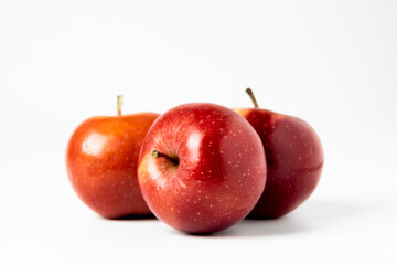 sweet apples with bright coloring