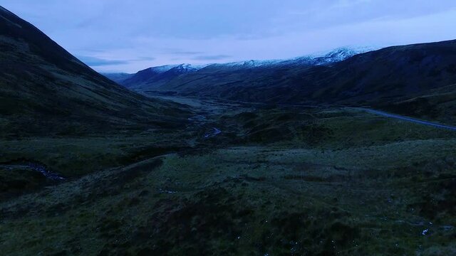 Rising View of Glenshee, Scotland