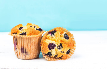 fresh baked blueberry muffin (1)