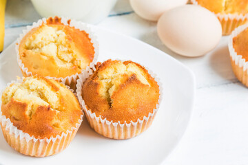 homemade banana nut muffins ready eat (3)