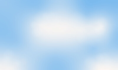 Blue sky and clouds background. Vector illustration