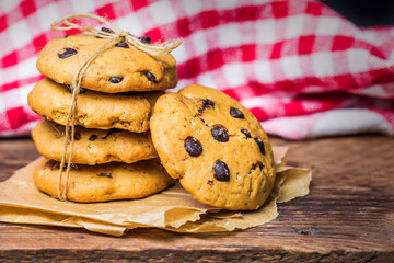 chocolate chip cookie white background (3)