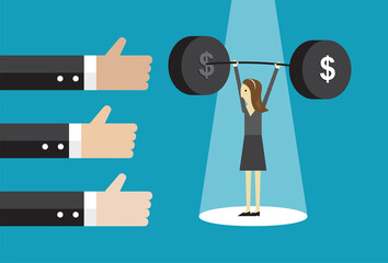 Thumbs up for strong female staff