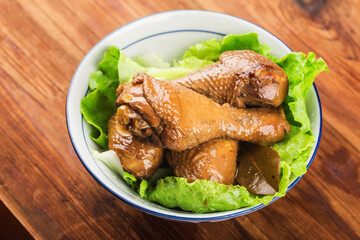 fowl stewed with soy sauce chicken thigh (1)