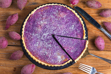 purple potato pie purple potato