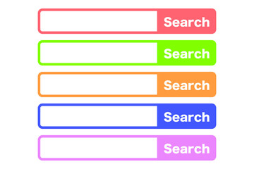 検索窓　ベクターイラスト