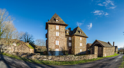 Fototapeta na wymiar Noailhac (Corrèze, France) - Château de Lon