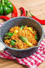 korean instant noodles spicy instant noodles (4)