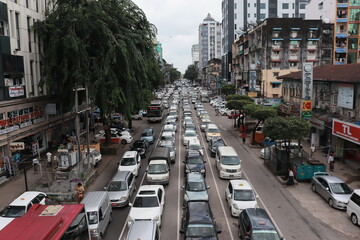 Obraz premium Traffic jam