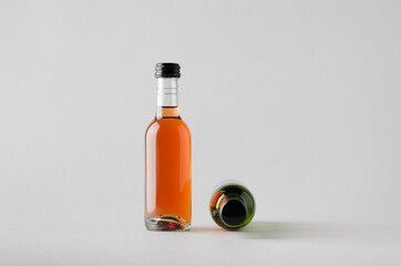 Wine Quarter / Mini Bottle Mock-Up - Two Bottles