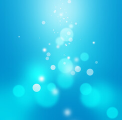 Obraz premium Abstract of blue-bokeh light background