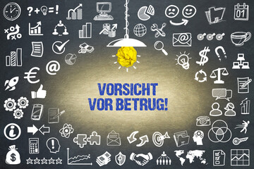 Vorsicht vor Betrug! 