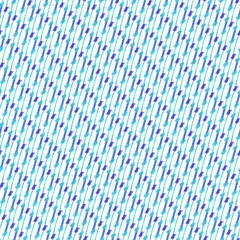 Turquoise blue glitch geo linen texture background. Seamless abstract textile effect. Distressed aqua melange dye pattern. Coastal cottage decor, modern sailing fashion or soft furnishing repeat cloth