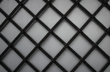 metal grid background