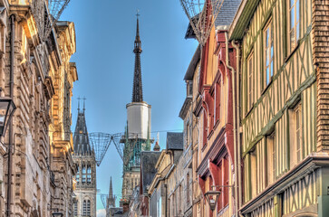 Rouen Streetscape, HDR Image