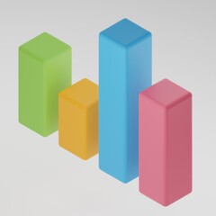 Isometric Icon chart