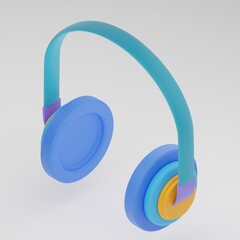 Isometric Icon headphones