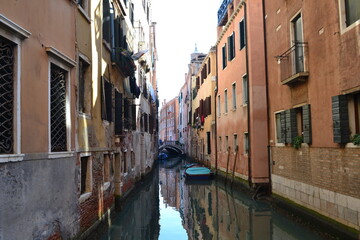 Venetian narrow canal 