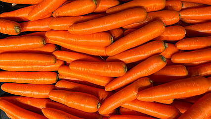 View of carrot texture background