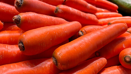 View of carrot texture background