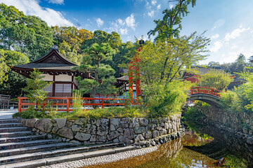 京都 下鴨神社 境内風景