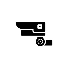 cctv glyph Icon. internet of things vector illustration on white background