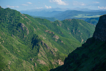 Majestic landscape with forests, mountains and Debed river's canyon, Armenia