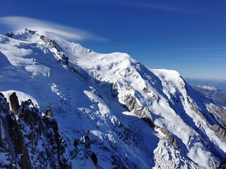 snow covered mountains