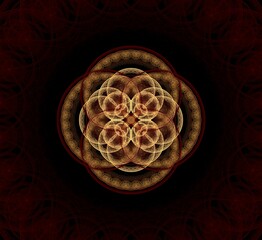 Abstract fractal pattern and shape © ElenaR