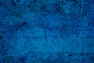 Beautiful Abstract Grunge Decorative Navy Blue Dark Stucco Wall Background. Concrete Wall for Background With Space For Text and design. 