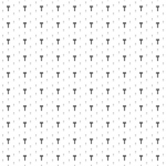 Square seamless background pattern from black tenge symbols are different sizes and opacity. The pattern is evenly filled. Vector illustration on white background